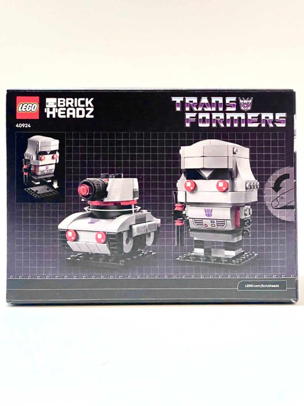 LEGO 40924 Brickheadz TRANSFORMERS Megatron Robot & Vehicle NIB In Hand - Picture 2 of 15